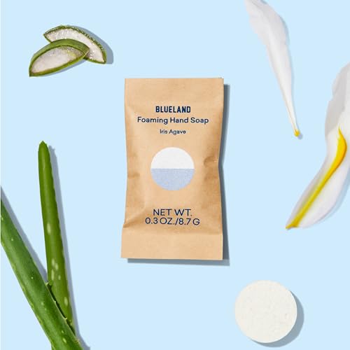 BLUELAND Foaming Hand Soap Tablets - Gentle Plant-Based Formula, Hypoallergenic - 10 Pack Tablets - Image 5