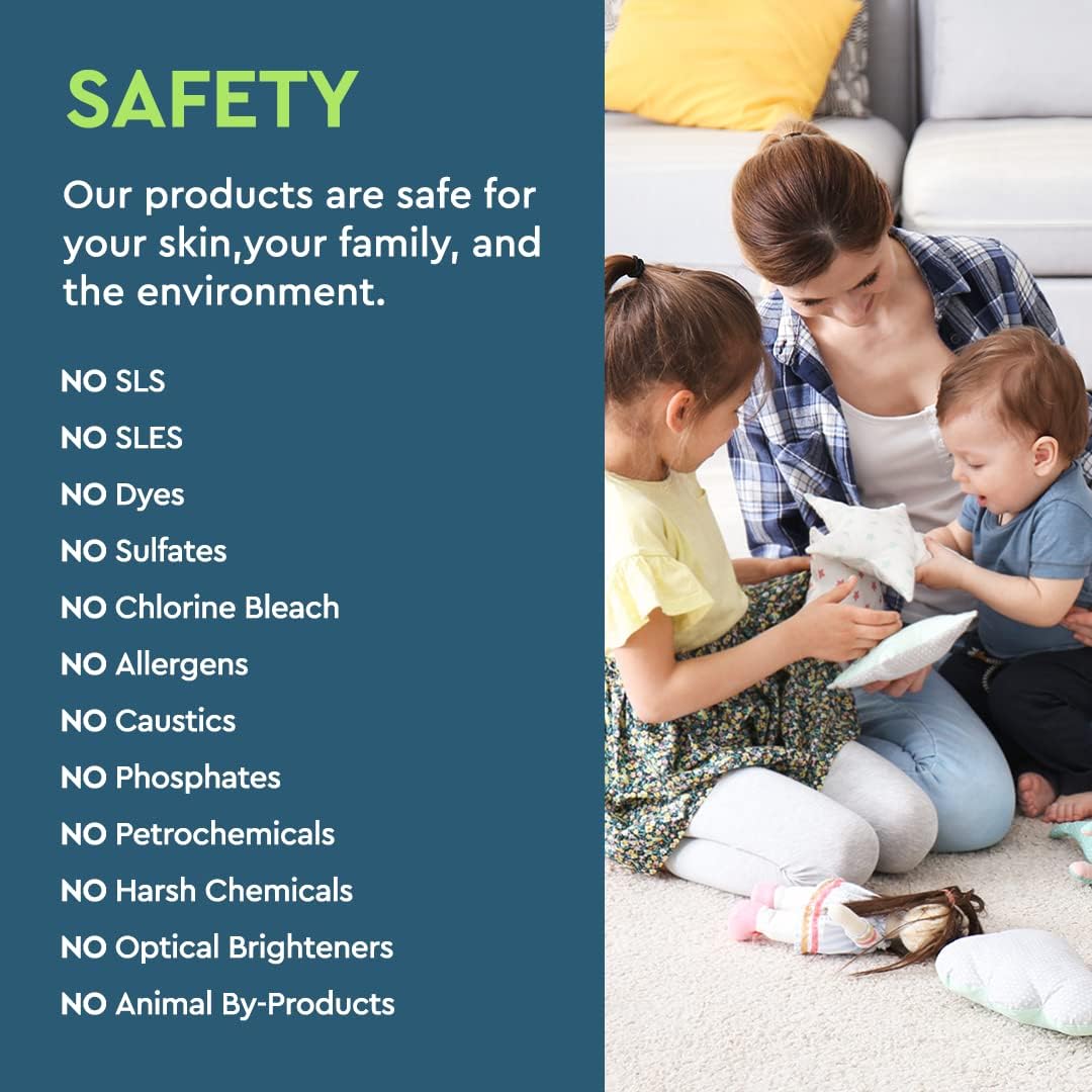 Puracy Carpet Shampoo - Pet Stain Remover, Natural Ingredients, Low Foam - 25oz Makes 20 Gallons - Image 4